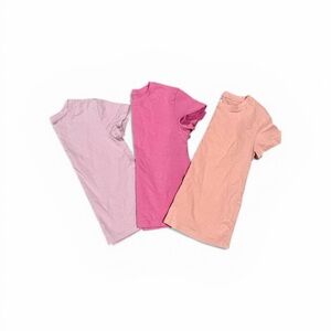 H&M Kids' light pink, lavender, fuschia T-Shirt Trio